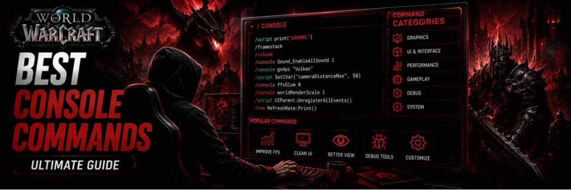 WoW Console Commands: Complete Guide to Graphics, Camera, and Interface Settings