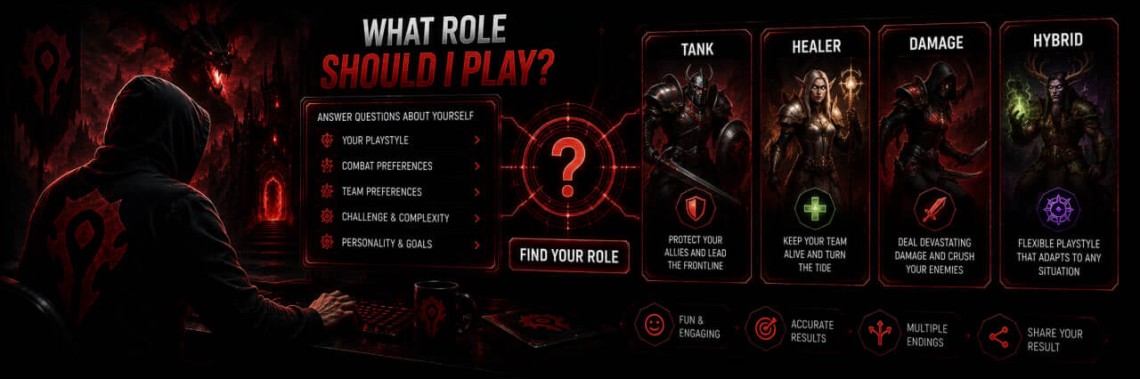 What WoW Role Should I Play? Tank, Healer or DPS Quiz